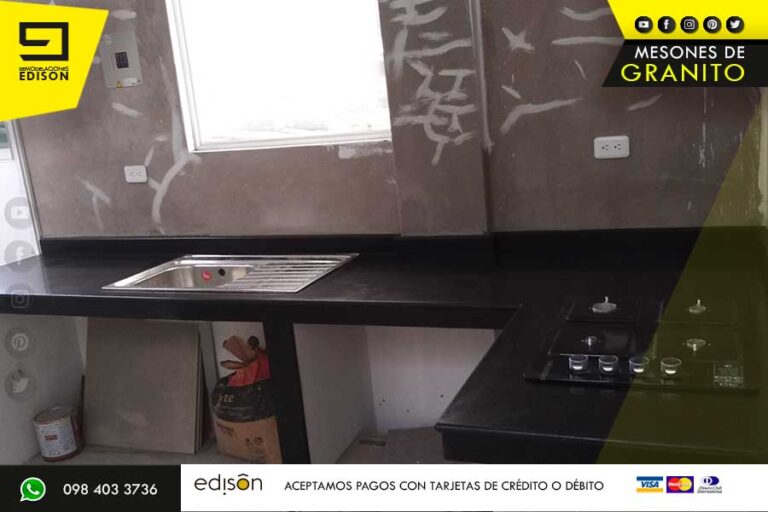 MESON DE COCINA EN GRANITO SAN GABRIEL