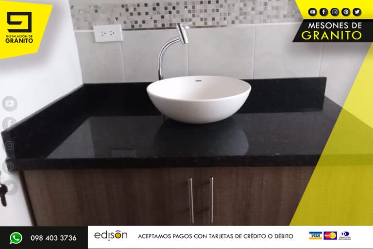 INSTALACION DE GRANITO SUPER BROWN