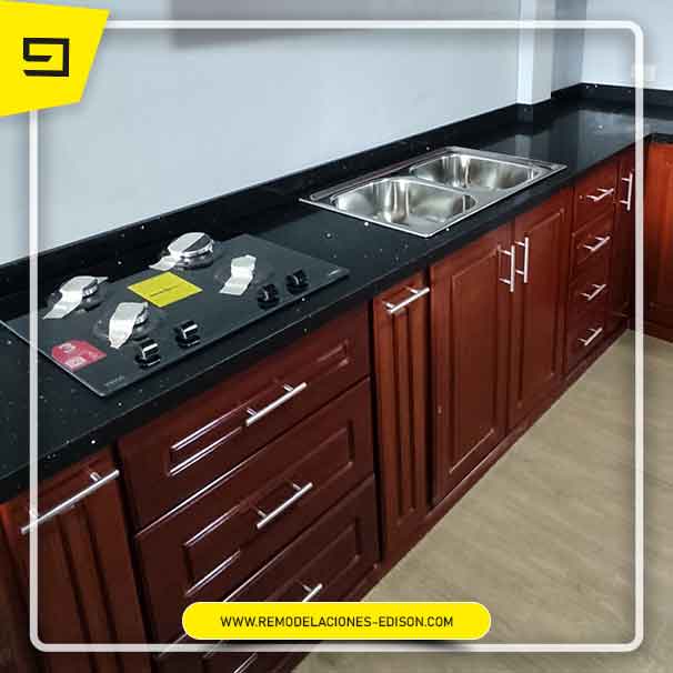 -cuarzo negro -estelar -cocina 