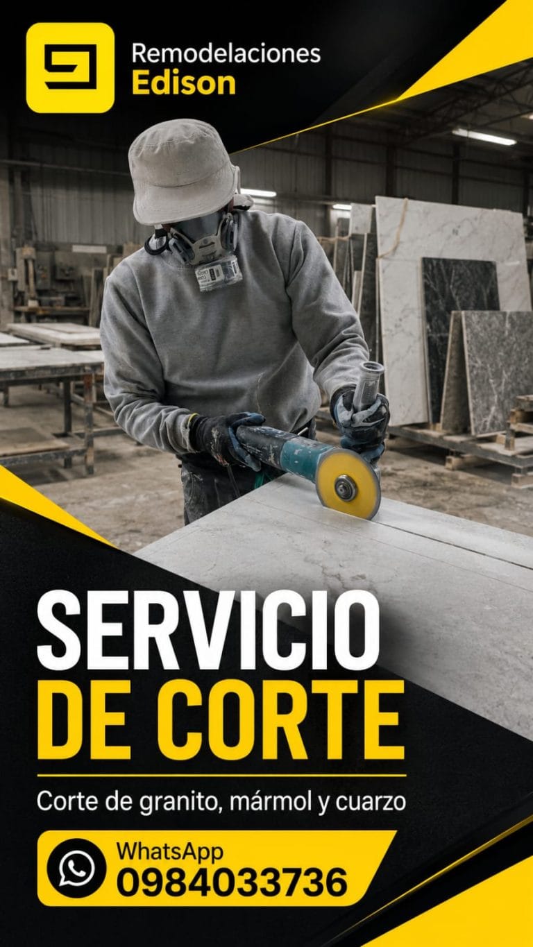 servicio de perforacion de cocina granito en quito